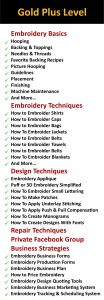 The Embroidery Coach Gold Plus Level Sign UP