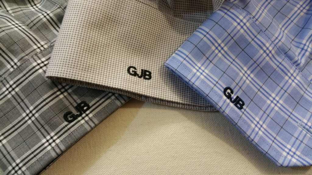 Monogrammed Shirt Cuffs