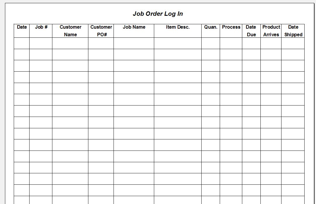 Log in form